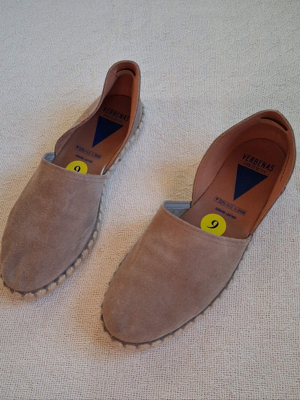 verbenas ♡ suede carmen espadrilla euro 41 minimalist boho coastal nautral earth